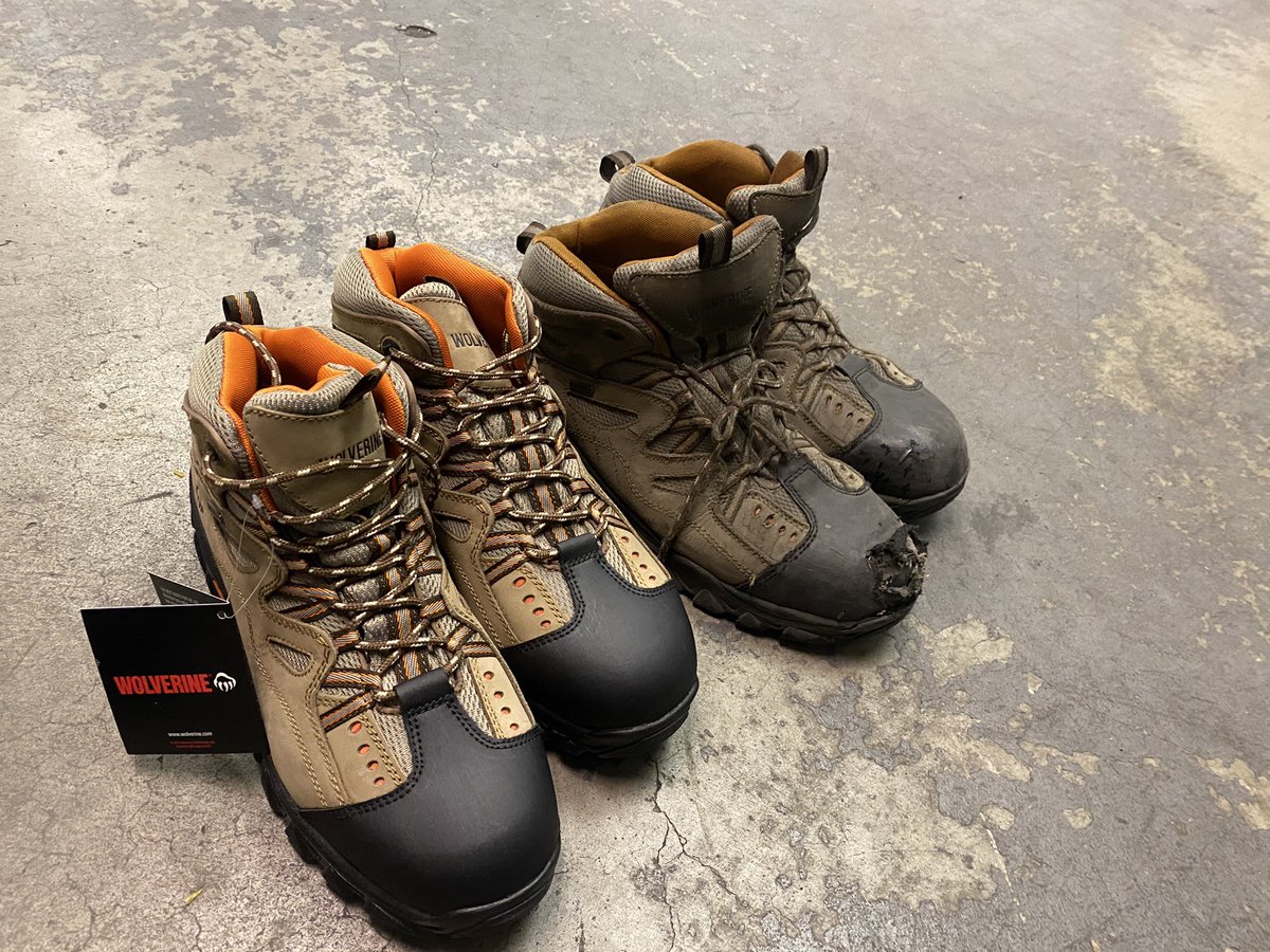 bohannibal's tweet photo. New work boots π₯Ύ #free99 #samepair https://t.co/tuAw34esYj