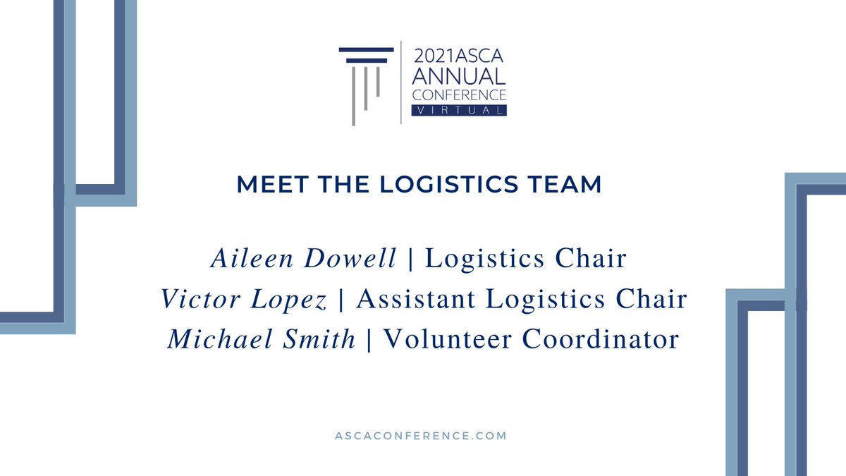 Welcome the Logistics Team for the 2021 ASCA Annual Conference! 

Connect⬇️
Victor Lopez: Victor.Lopez@georgetown.edu 
Michael Smith: <a href="/HBSELFIE/">Mike Smith</a>

#ASCA21isVirtual #ASCAOffice #WeAreASCA #HigherEd #StudentConduct #StudentAffairs #SAPro #SAGrad #GetInvolved