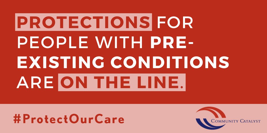 CommCatAction's tweet photo. The ACA protects more than 130 million people living with pre-existing conditions, including substance use disorders and mental health illnesses #ProtectSUDServices#NeedMyACA https://t.co/nxvDFy3pWm