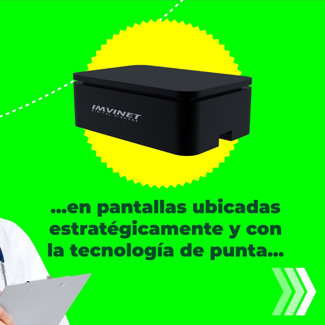 garciajc's tweet image. Bienvenidos Policlínica Metropolitana al mundo de la señalización digital, el cual mejorará la comunicación oportuna con colaboradores y pacientes. 

Si quieres que te ayudemos con tu idea para una cartelera digital, contáctanos por imvinet.com o info@imvinet.com