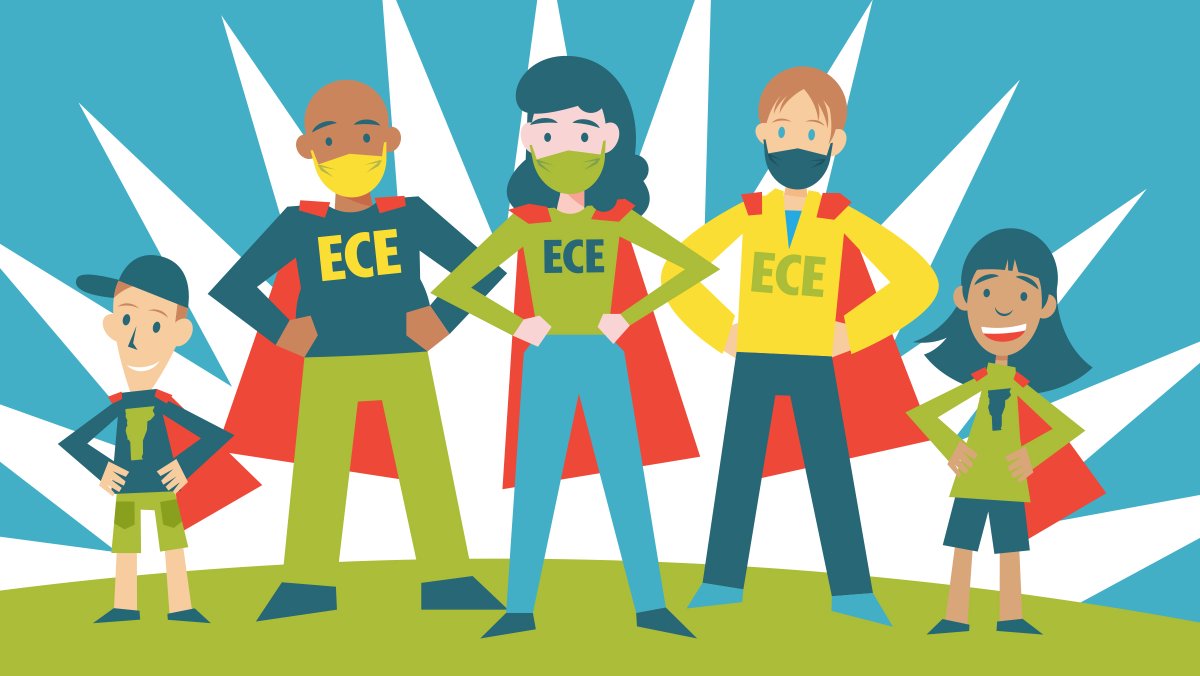 LetsGrowKids's tweet photo. To honor the heroic work of Vermont's early educators in 2020, we had local artist @MarkOblivious create a poster telling the story of how they rose to the challenge of COVID. And we sent it to every #childcare program in VT. See the full poster here: https://t.co/dBpWoYugpP https://t.co/wGUJcnpBZ2