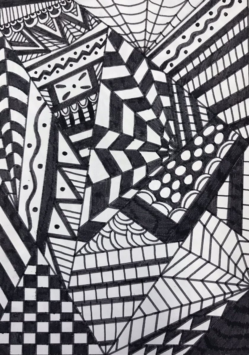 Some superb patterns from Year 9 today - can’t wait to transfer these to lino! #creativitytakescourage <a href="/HeadCCA/">Lift Clacton Official Page</a>