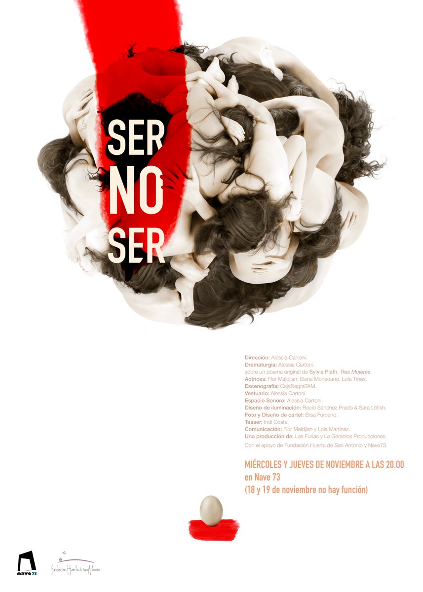 nave_73's tweet photo. Esta semana con motivo de la conmemoración de #LaNocheDeLosLibros📚 el próximo viernes 13, os proponemos un plan teatral cargado de literatura 👇
#SERNOSER basado en el poema de #SylviaPlath TRES MUJERES
🗓️X11 y J12 a las 20h
🎟️https://t.co/Ae4VgPCfsp
@lanochelibros https://t.co/NzwsngnUzd