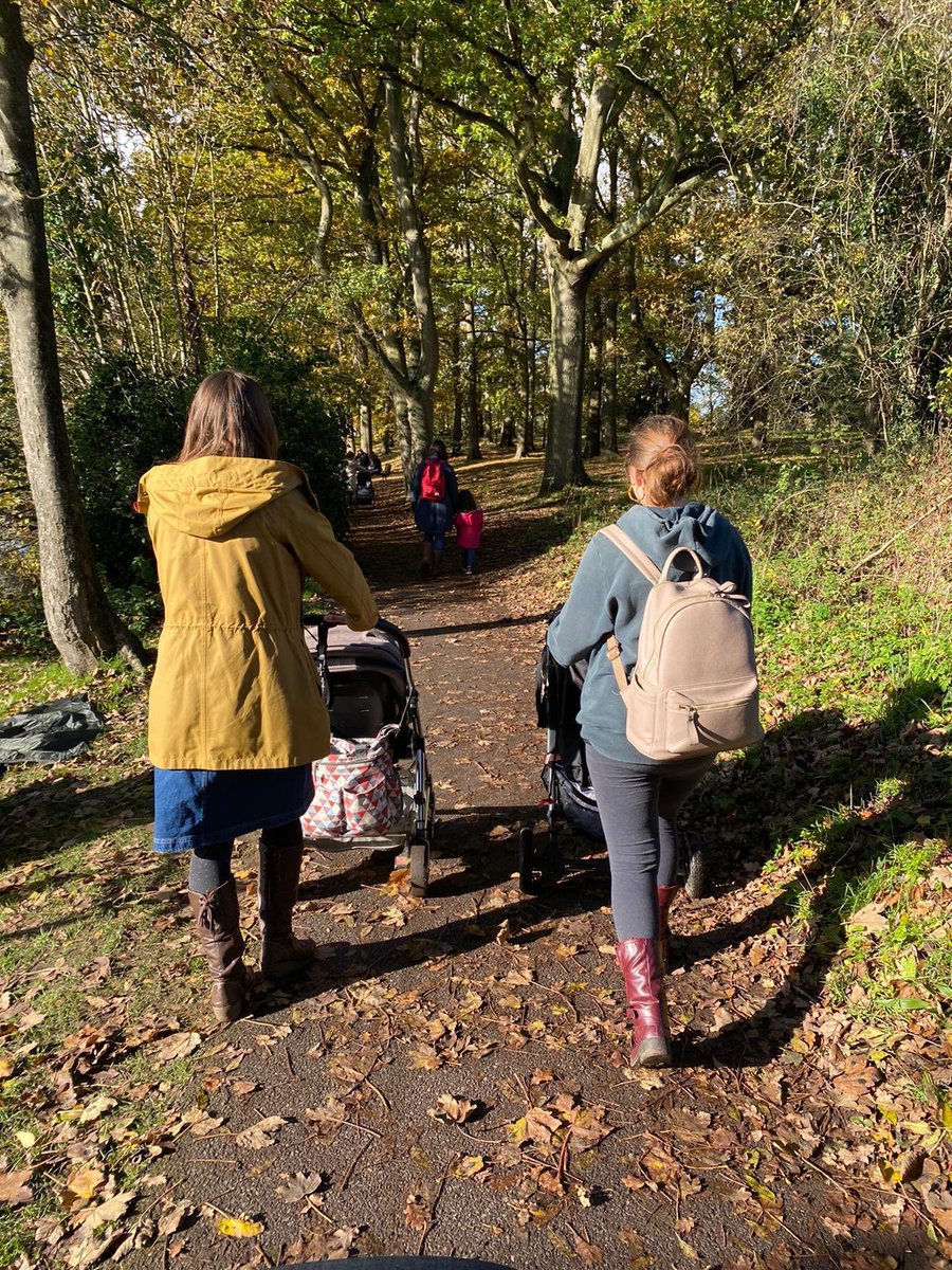 GodalmingNCT's tweet photo. What a glorious morning we had for our weekly walk today! The colours around the lake looked amazing and we loved meeting more parents and their little ones. The ducklings were happy to see us as well! #godalming #ncthereforyou #surrey 💚 https://t.co/fEbHDohxkK