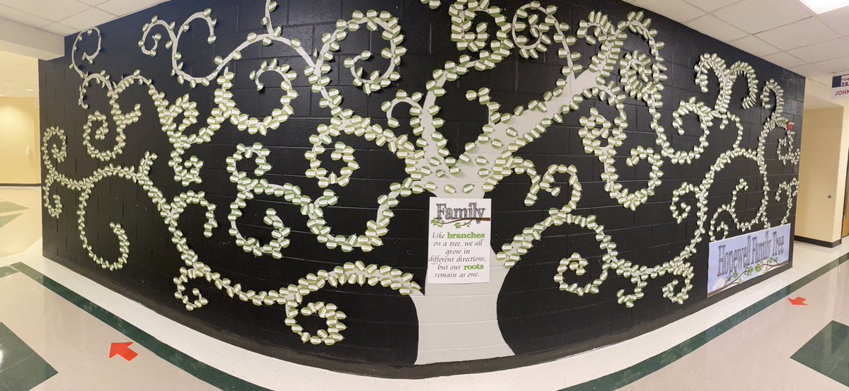Counselors_HMS's tweet photo. Check out our Hopewell Family Tree! Every student’s name is on our tree! https://t.co/vcHMekAX8Z