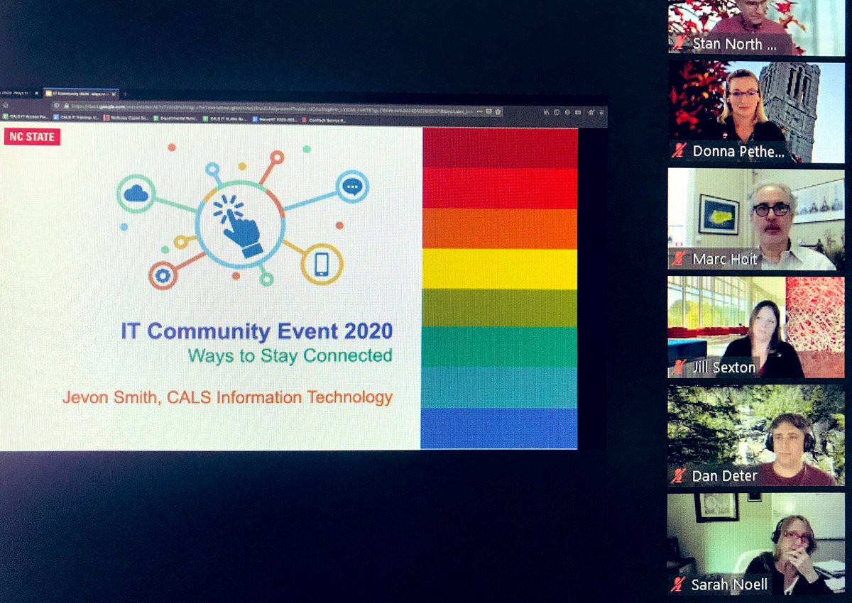 dtpetherncsu's tweet photo. #ITCommunityEvent #2020 #kickoff @NCStateOIT @mhoit @NCStateDELTA @ncsulibraries @jillsexton https://t.co/B3ZKFLshQx