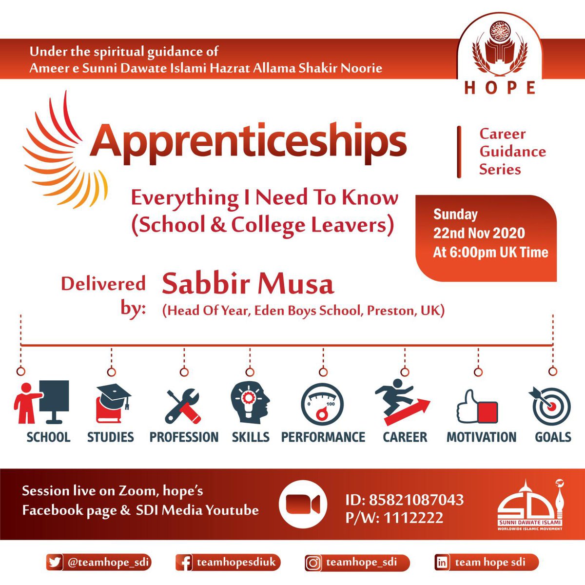As many young people look for options once they leave school/college, Apprenticeships has become a popular route. 

An insight into the world of Apprenticeships, variety of occupations, financial benefits, application process &amp; how to strengthen your chances of being successful.