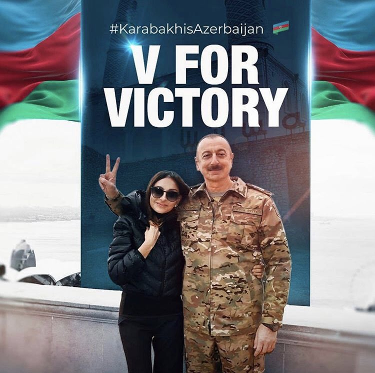 War is over, Victory is ours, Long live Azerbaijan🇦🇿

We have İlham, they dont. 🇦🇿

Long live our friends Turkey🇹🇷, Pakistan🇵🇰 and Israel🇮🇱