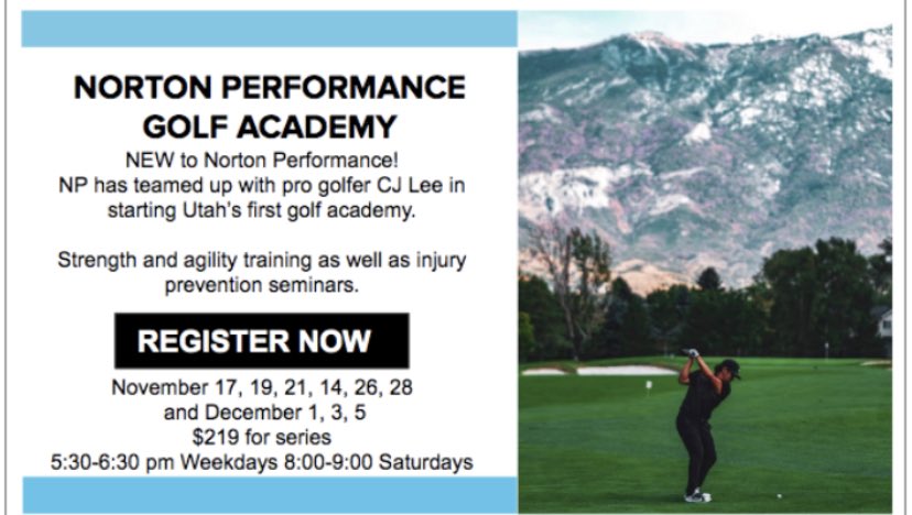norton_training's tweet photo. Norton Performance is excited to announce Utah’s very first ‘Golf Academy’ with Professional Golfer @byugolf801 alumn, @cjreee 🏌🏻
#nortonperformance #npfamily #nortontrainingcenter #utahgolf #utahgolfacademy #golfstrength @UtahGolfRadio @CriddleBenjamin https://t.co/1IolsIWGHH