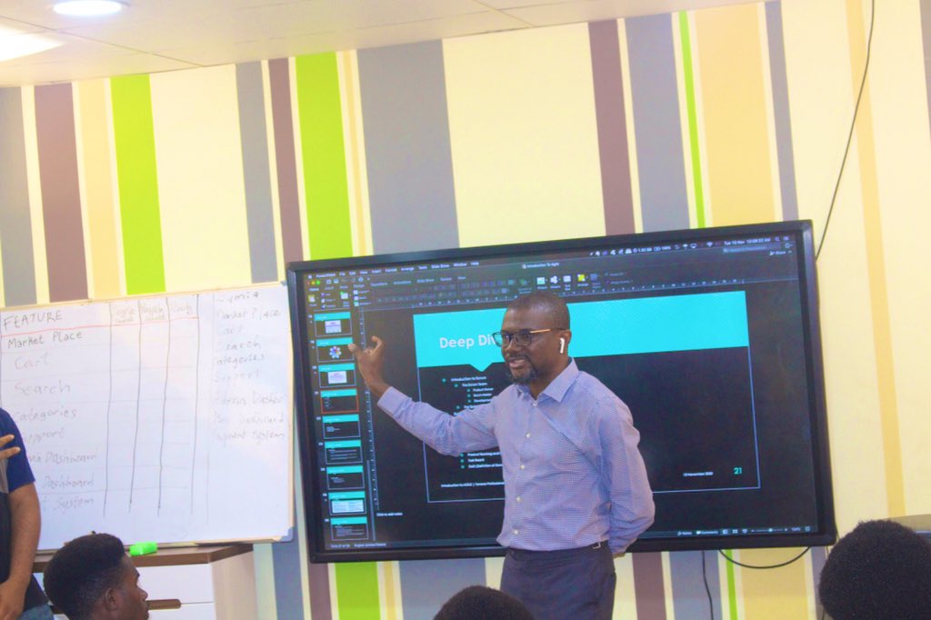 genesystechhub's tweet image. Today the awesome @idowuakinde continued scrum week by taking our amazing Learnable interns on a deep dive into scrum and as always, it was amazing!🔥🔥 

#weAreGenesys
#EverythingIsLearnable 
#ScrumWeek