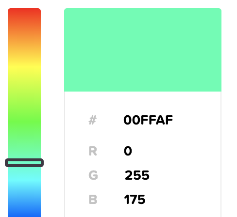 To keep results to a traditional 2-D sorted rainbow, we have to significantly limit our optionsOut of RGB, one must be 255, one must be 0, and the other can vary between 0-254