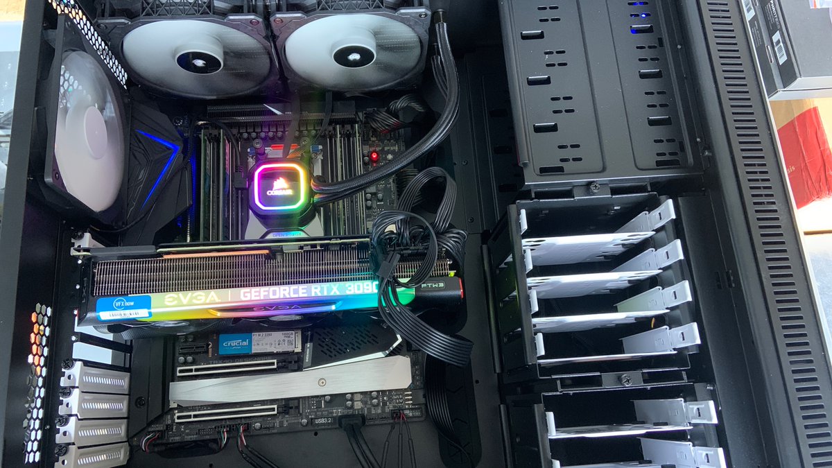 VFXnow's tweet photo. Nvidia RTX 3090 Powerhouse https://t.co/pCPMe7pDze