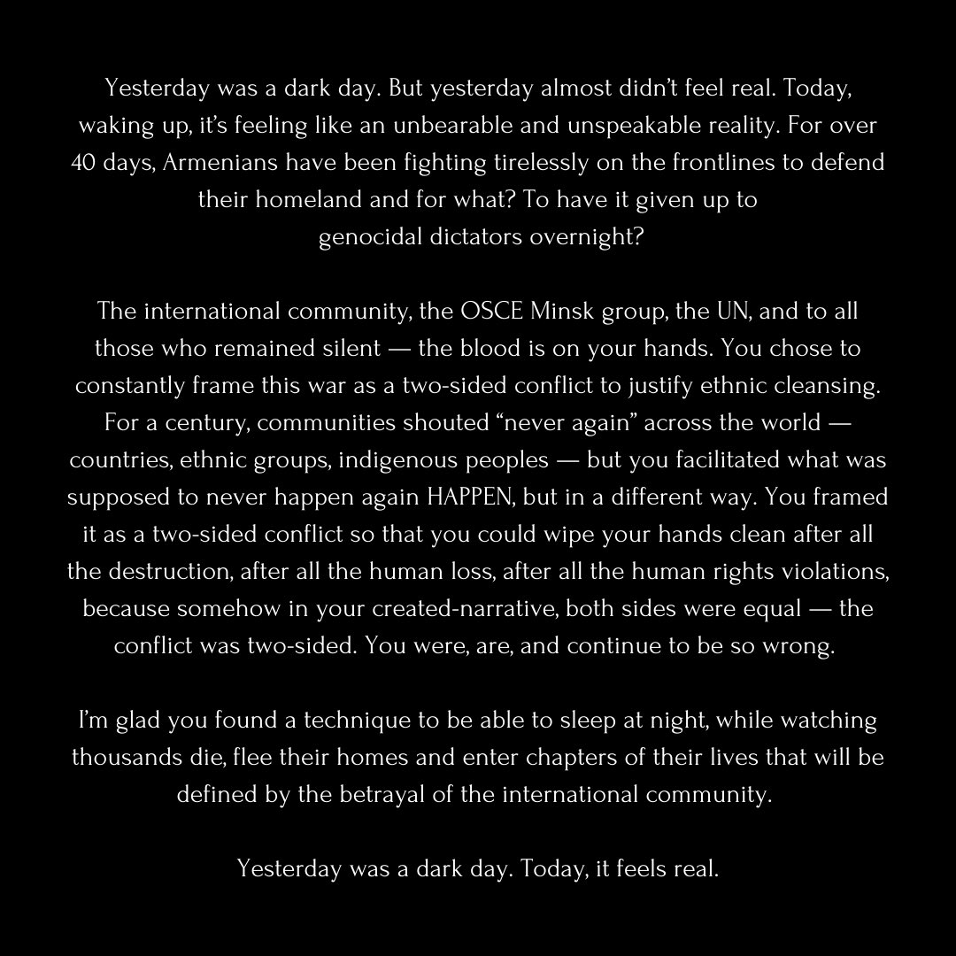 Yesterday was a dark day. Today, it feels real.