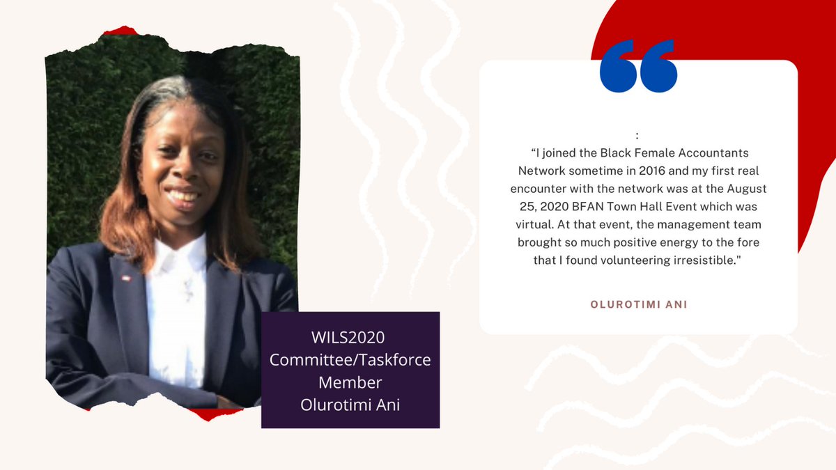 bfannetwork's tweet photo. Thank you to Women in Leadership Summit 2020 (WILS2020) committee member Olurotimi Ani for your teamwork, help and support in planning this WILS2020. We could not have done it without volunteers like you. #WILS2020 #BFANNETWORK #VOLUNTEERING #DiversityAndInclusion https://t.co/heFSVHpX8D