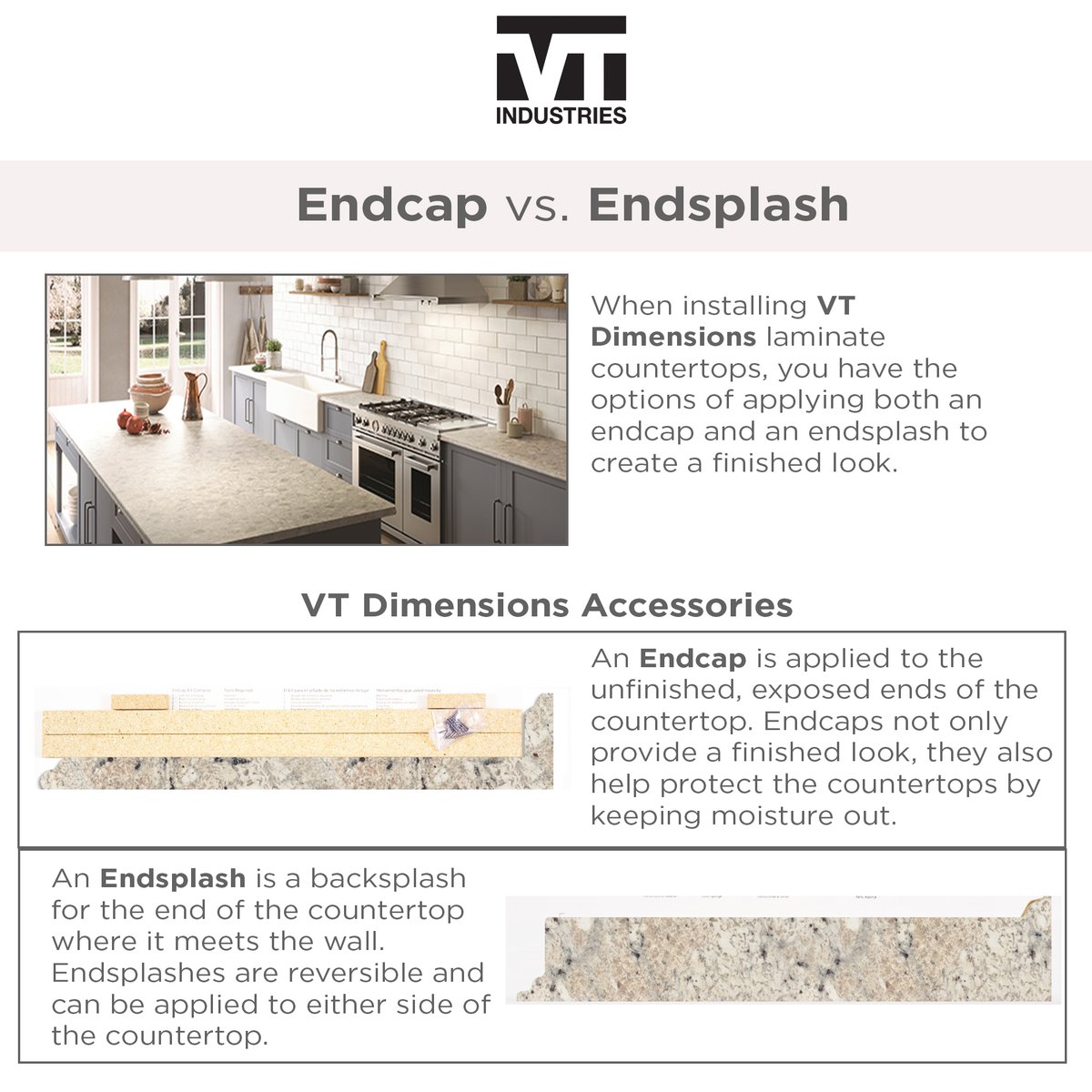 VT_Industries's tweet photo. #TipTuesday: Endcap, Endsplash- What's the difference?! Find out in the infographic below! 👇

Be sure to tune in Tuesdays at 2:00pm CST for more educational tips from VT - your industry experts! https://t.co/gp06Wa7sFF