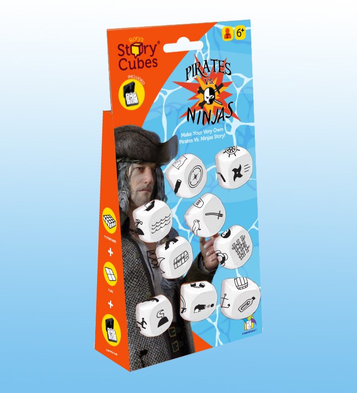 claudmelodesign's tweet photo. A fun #throwbacktuesday to when I designed my own #storycubes game for class! Would you ever play this #game and are you team #pirate or #ninja ? 🏴‍☠️ #graphicdesign #graphicdesigner #packagedesign #graphicdesigncommunity https://t.co/qLuKtHhb8E
