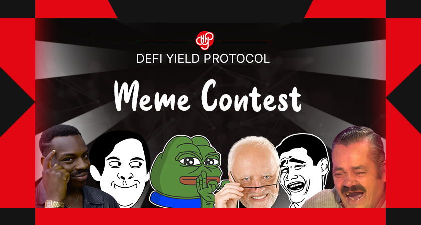😊 Kicking off our first official meme contest!

💾 Post memes with the hashtag #DeFiYieldProtocol and tag our twitter <a href="/dypfinance/">DYPIUS</a> to participate.

🎖 Trophy #prizes : 0.25 to 0.05 ETH for winning submissions.

⁉️ More details in the Medium post below
dypfinance.medium.com/the-defiyieldp…