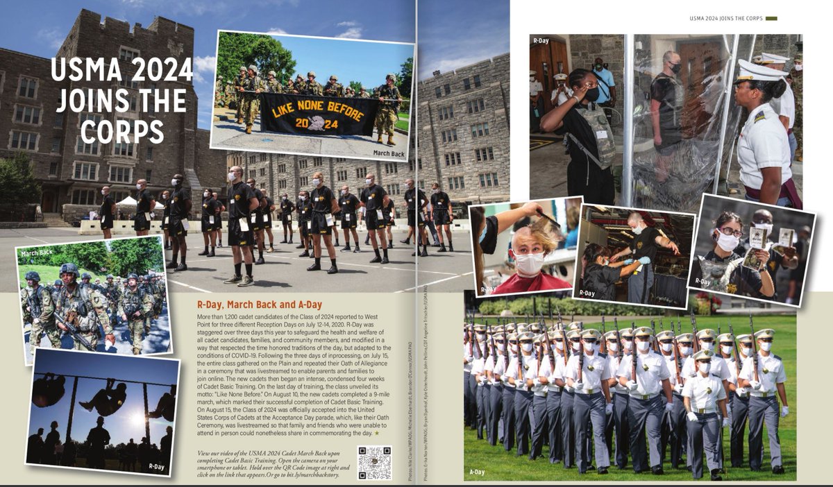 WPAOG's tweet image. "Like None Before," the Class of 2024 arrived at West Point for R-Day 2020 in the middle of a global pandemic ready to train, study and serve!
 
Read "USMA 2024 Joins the Corps" in the Fall issue of West Point Magazine.

bit.ly/wpmagfall2020c…

#RDAY #LikeNoneBefore