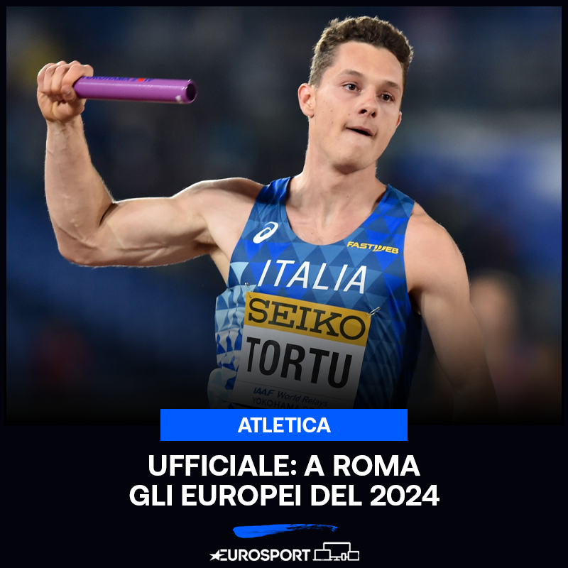 Eurosport_IT's tweet photo. Dopo 50 anni gli Europei di Atletica tornano in Italia! 😍🏃‍♂️🇮🇹

Scopri di più: https://t.co/rzOAxLyy68 👈

#atletica | #Roma2024 | #EA50 https://t.co/FmZmlVDAfI