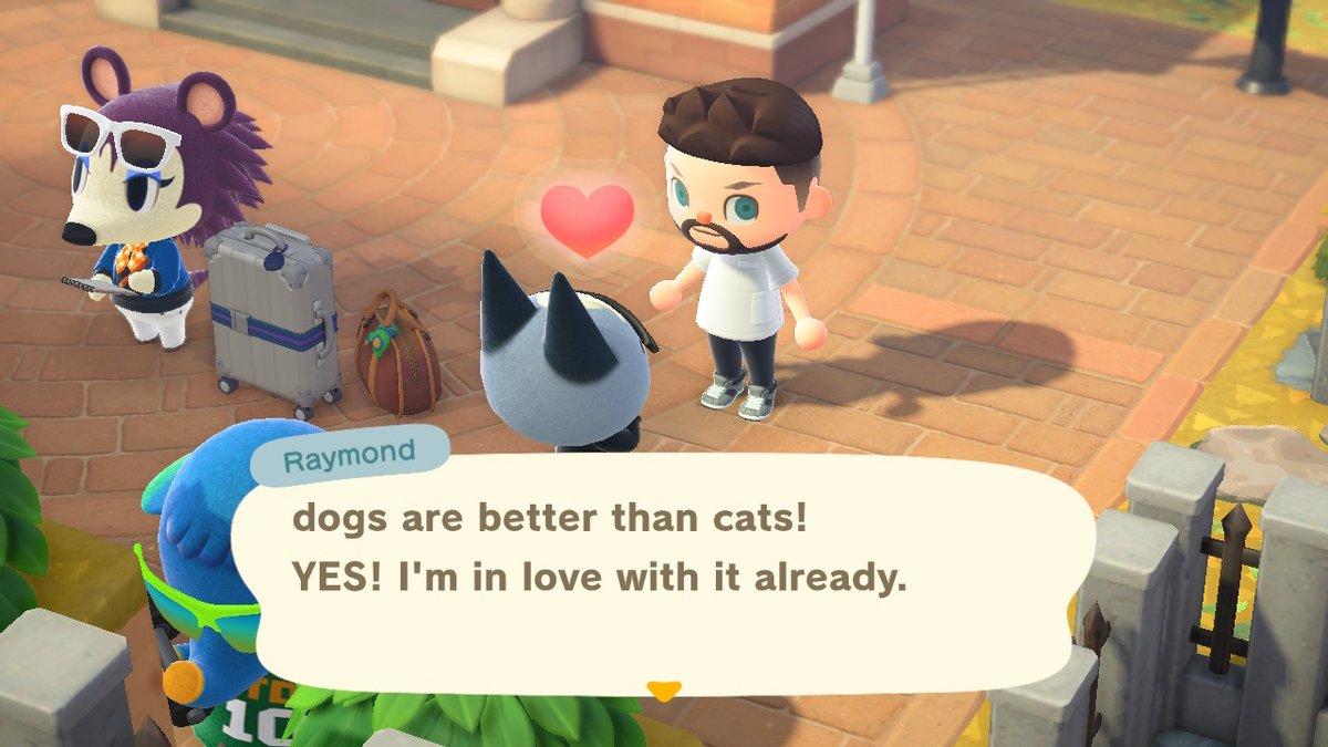 Jared_Westview's tweet photo. He has spoken!
no one wants to fight with a cat, right? hahaha
#Raymod #AnimalCrossing
#ACNH #NintendoSwitch https://t.co/7YzcVyqlhp