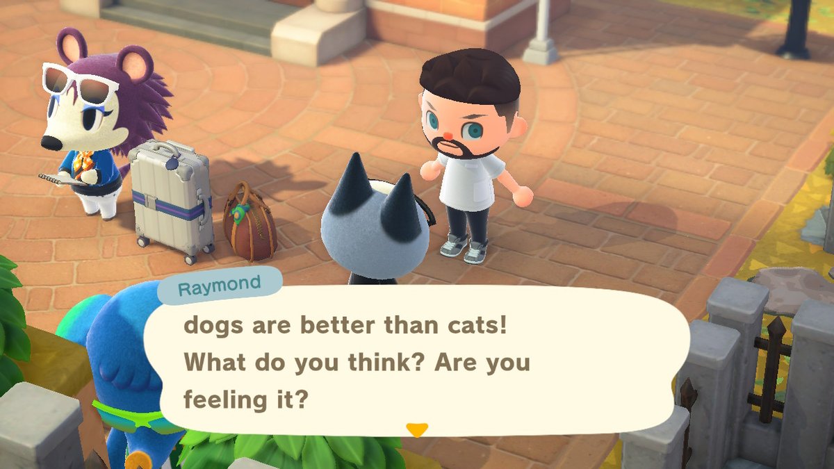 Jared_Westview's tweet photo. He has spoken!
no one wants to fight with a cat, right? hahaha
#Raymod #AnimalCrossing
#ACNH #NintendoSwitch https://t.co/7YzcVyqlhp
