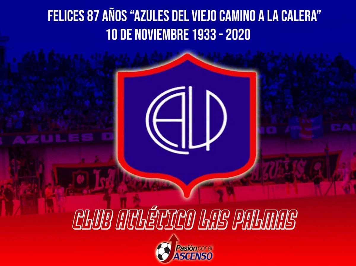 FELIZ CUMPLEAÑOS!!!

De todos los que hacemos Pasión por el Ascenso, queremos desearle al <a href="/Clublaspalmas/">Club Atl. Las Palmas</a> felices 87 años y agradecerle a todos por el trato y respeto hacia la prensa.