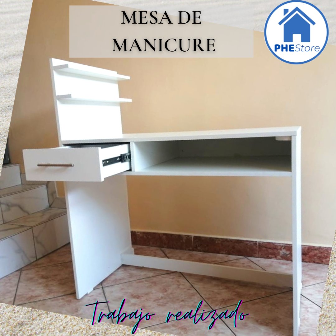 ec_phe's tweet photo. 🔝Trabajos PHE Store EC🔝

➡️Mesa de manicure elaborada en RH color blanco
➡️Plasmamos los deseos de los clientes en nuestro trabajo.
➡️Asesoramos de acuerdo a las peticiones.
➡️Prestos a servir y contribuir.

#PHEStore #mesa #manicure #diseño #moderno #resistente #cuarto #room https://t.co/YqXu5e9Svl