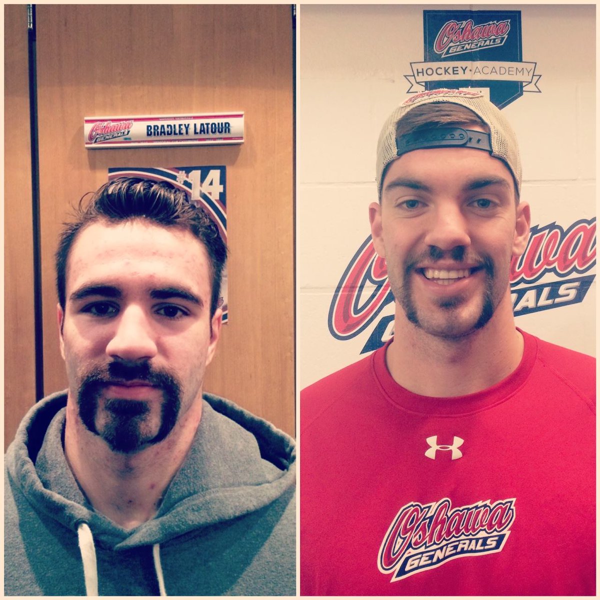 Oshawa_Generals's tweet photo. Throwback to 10 (yeah, that many already) years ago, when these #GensAlumni rocked their #Movember moustaches at our old Movember Showdown Shavedown event.

Can you name these upper lip legends? https://t.co/PFqzU9MoWR