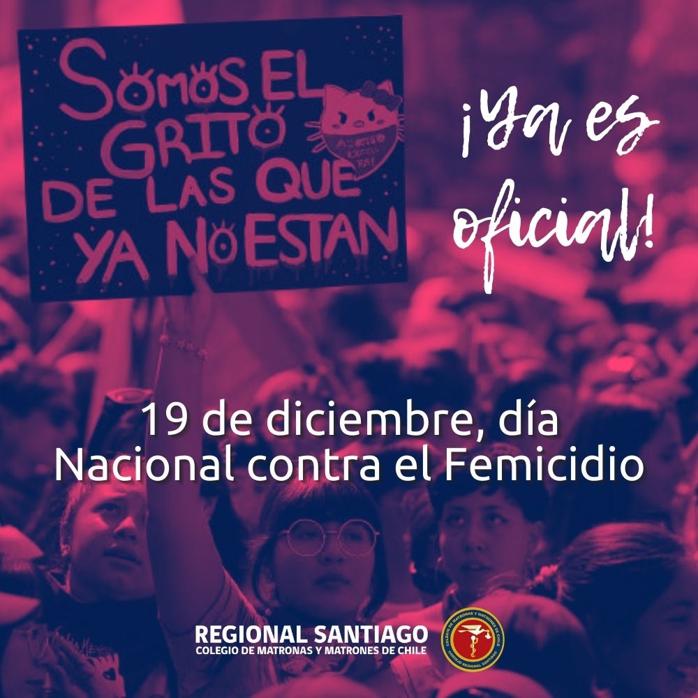 MatronasStgo's tweet photo. Hoy fue publicada en el Diario Oficial la nueva Ley que establece el 19 de diciembre como Día Nacional contra el Femicidio. La fecha se debe al recuerdo de Javiera Neira Oportus, una niña de seis años que en 2005 fue asesinada por su padre. https://t.co/l9fSIyhHVK