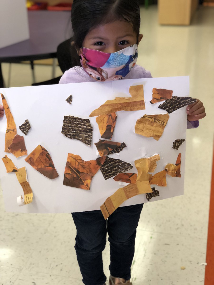 sandychilton's tweet photo. Working on those fine motor skills by ripping paper for art collages. #artwork #PreWorks #kids #ECE https://t.co/uMaSsPhDlg