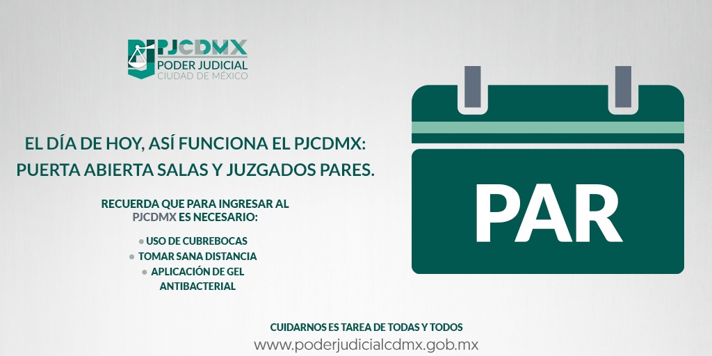PJCDMX's tweet photo. El día de hoy salas y juzgados pares del #PJCDMX laboran a puerta abierta. ¡Sigue las medidas de sanidad durante tu visita! 😷⬇️ https://t.co/2FXpUYmJz7
