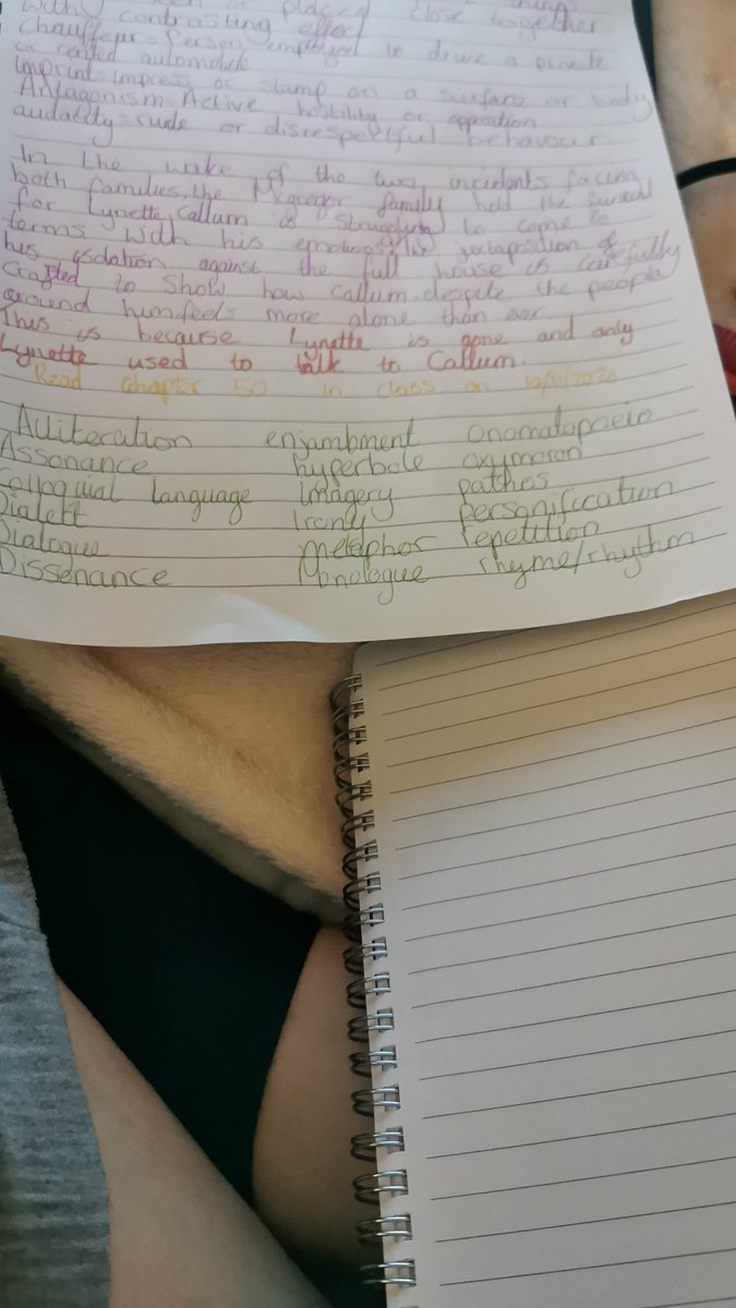 The language features are in green at the bottom @Year9AHS1 <a href="/MrsEMEnglish1/">Mrs E-M English</a> @MissjonesAHS