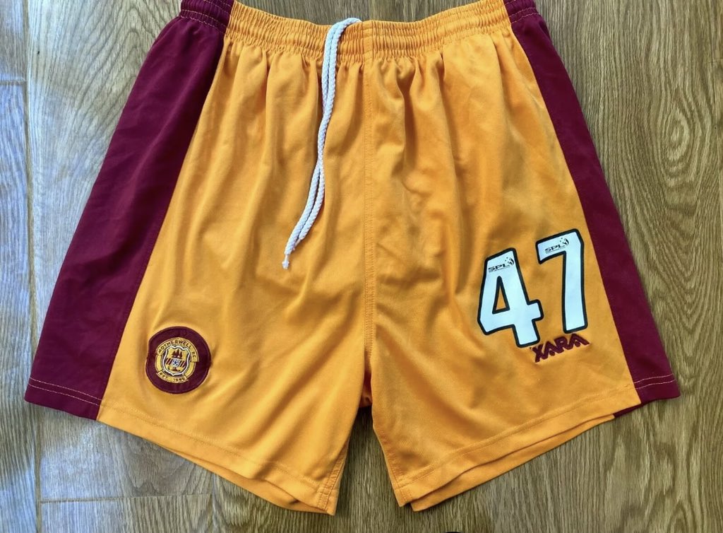 HomeEndPrints's tweet photo. MOTHERWELL FC COMPETITION:

To win a pair of ‘04-‘06 player issue home shorts (Brian McLean), a framed @homeendprints print of Fir Park, 2 retro kit ‘Well coasters &amp; 90s stickers bundle:

RT this post
Follow @HomeEndPrints 
Follow @HomeEndPrints on Instagram for an extra entry https://t.co/7rDFgcq27F