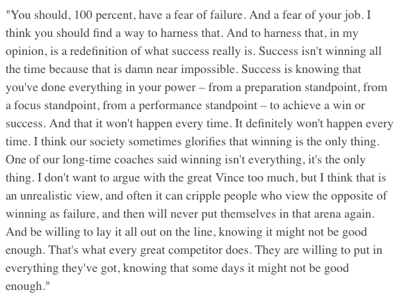 #Packers QB Aaron Rodgers on the fear of failure, and redefining success, from <a href="/PatMcAfeeShow/">Pat McAfee</a>: