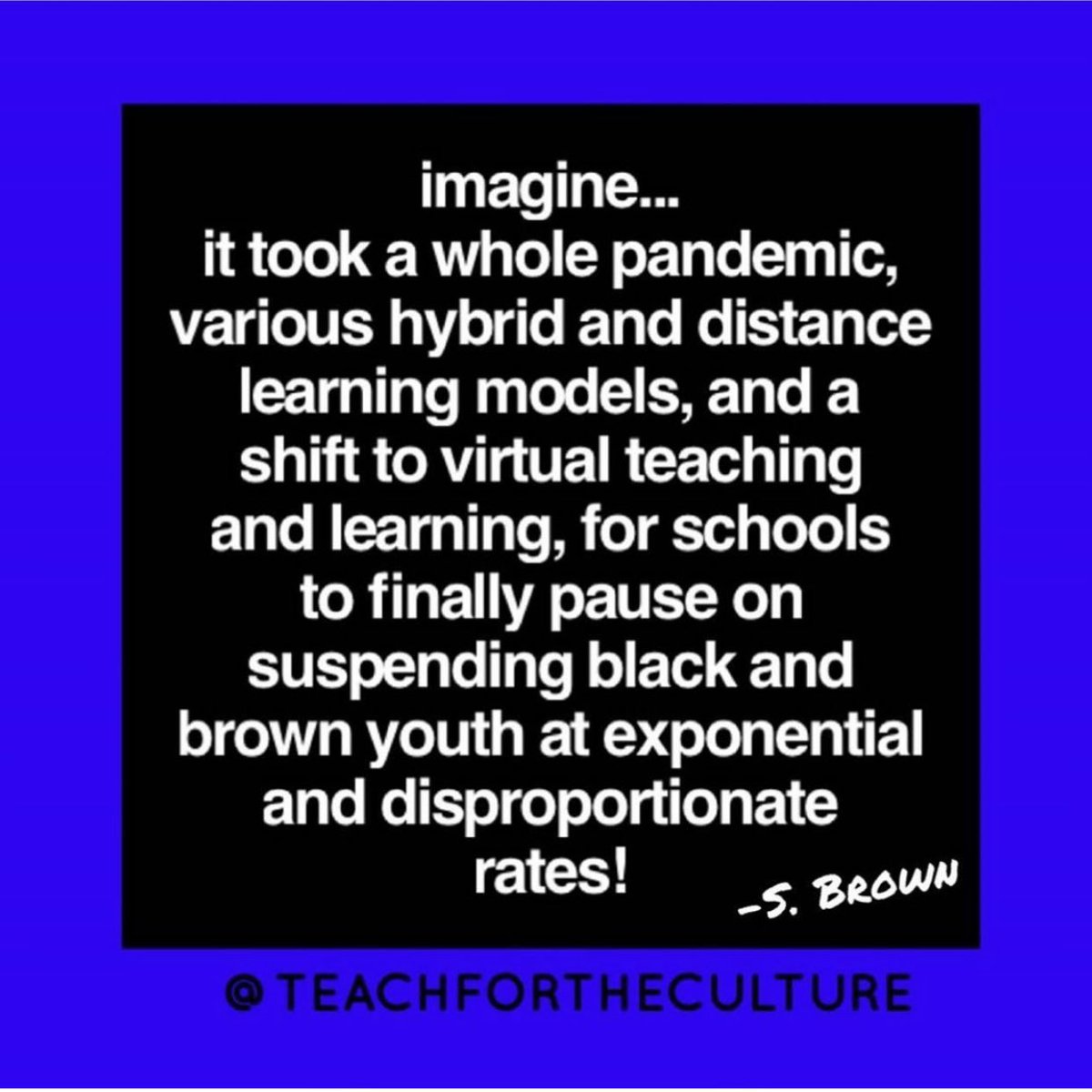 EdsForJustice's tweet photo. And I OOP! Speak on it 👀 thoughts on this?
Source: @teachfortheculture on IG

#educators4justice #teachertwitter #schooltoprisonpipeline #distancelearning https://t.co/wyOsHF1zO9