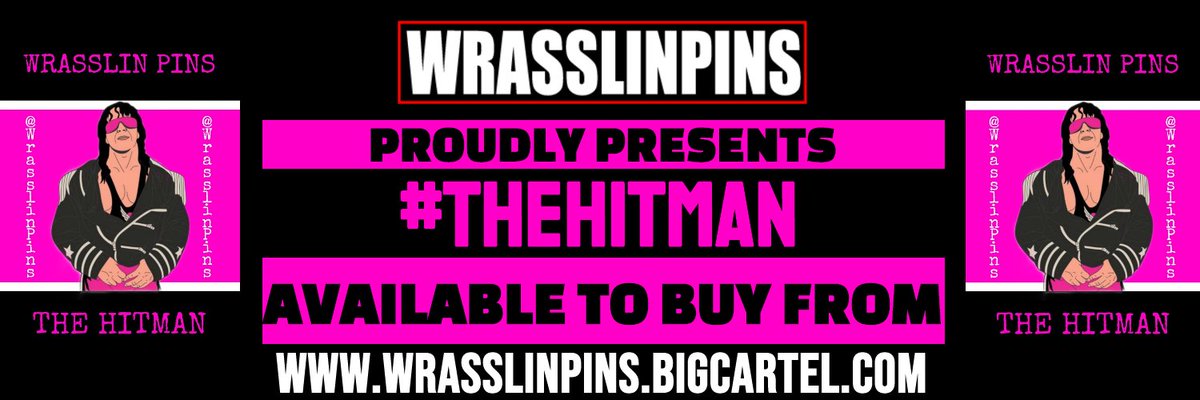 WrasslinPins's tweet image. #WrasslinPinners Our new 📌 badge #TheHitman❣️is now available to buy from ⬇️ WRASSLINPINS.bigcartel.com
@Thirteen10app
@DiegoBadges
@johnlyons82
@StuartOBrien2
@BeefCallum
@Mrs_Murderhawk 
@TezzaG79
@jimm_wilson

Go get yours now! We appreciate all support! 👀🙏