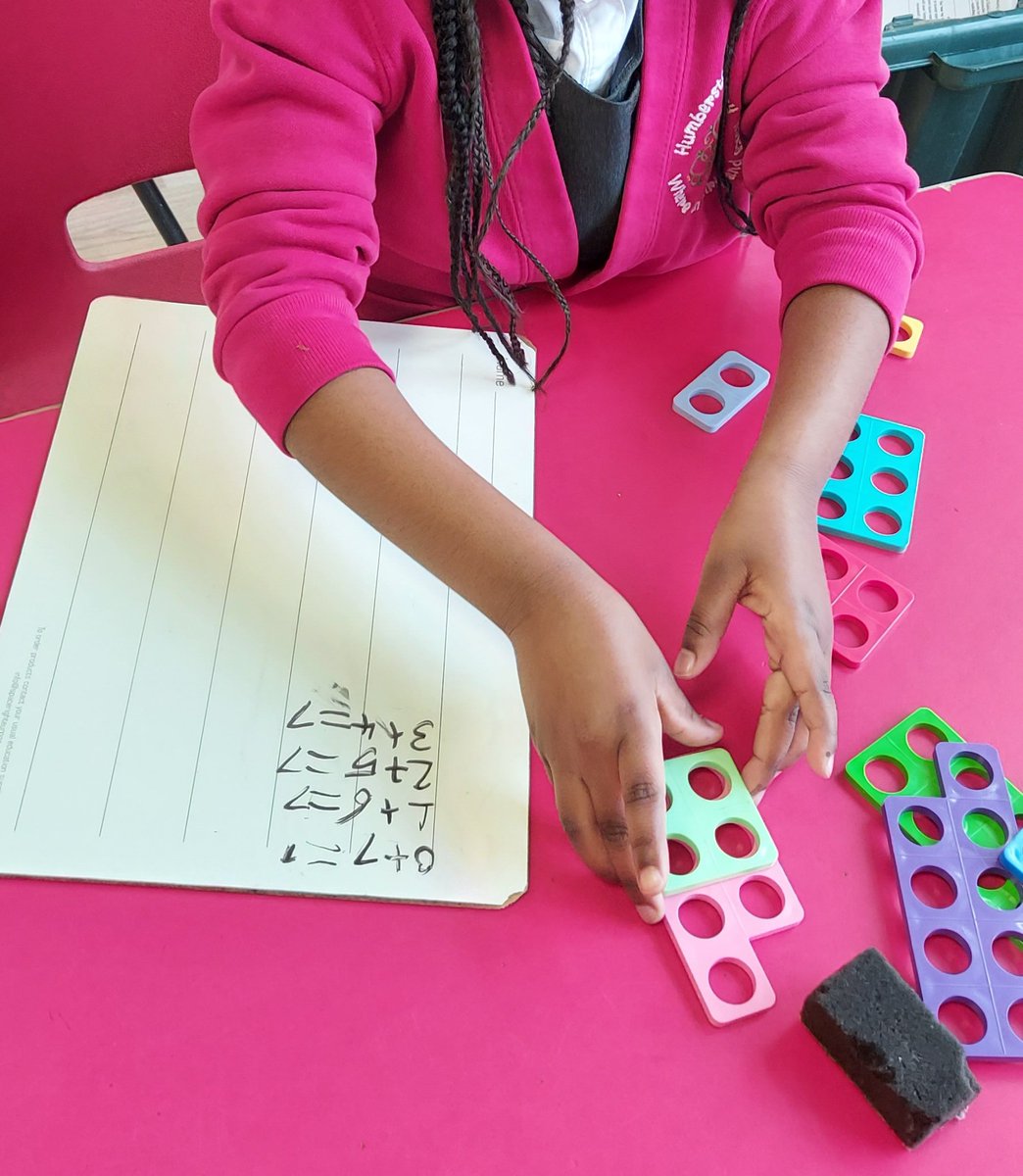 HIAMissCoulson's tweet photo. Today we explored number bonds! We used the Numicon to investigate number bonds practically. We could even put these number bonds into accurate addition number sentences! 🔢➕ @HumboKS1Maths https://t.co/384jq5fcEi
