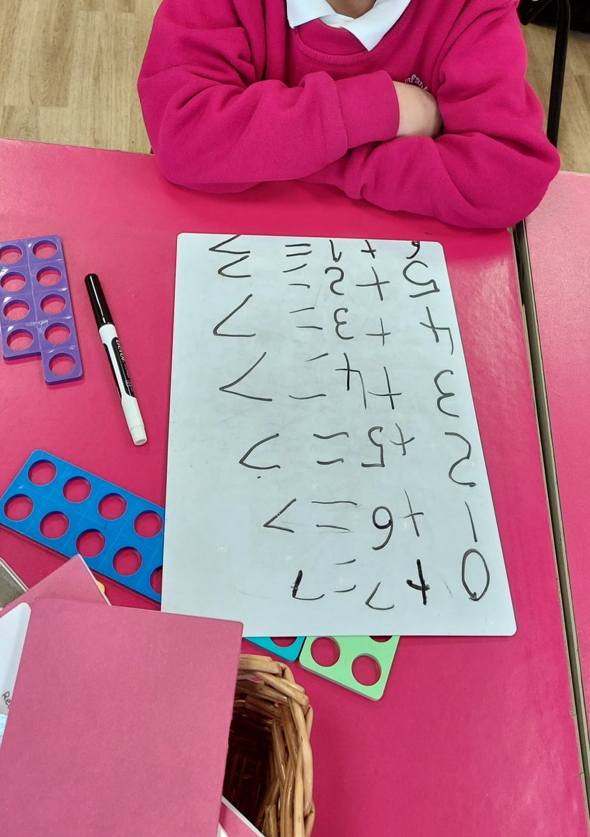 HIAMissCoulson's tweet photo. Today we explored number bonds! We used the Numicon to investigate number bonds practically. We could even put these number bonds into accurate addition number sentences! 🔢➕ @HumboKS1Maths https://t.co/384jq5fcEi