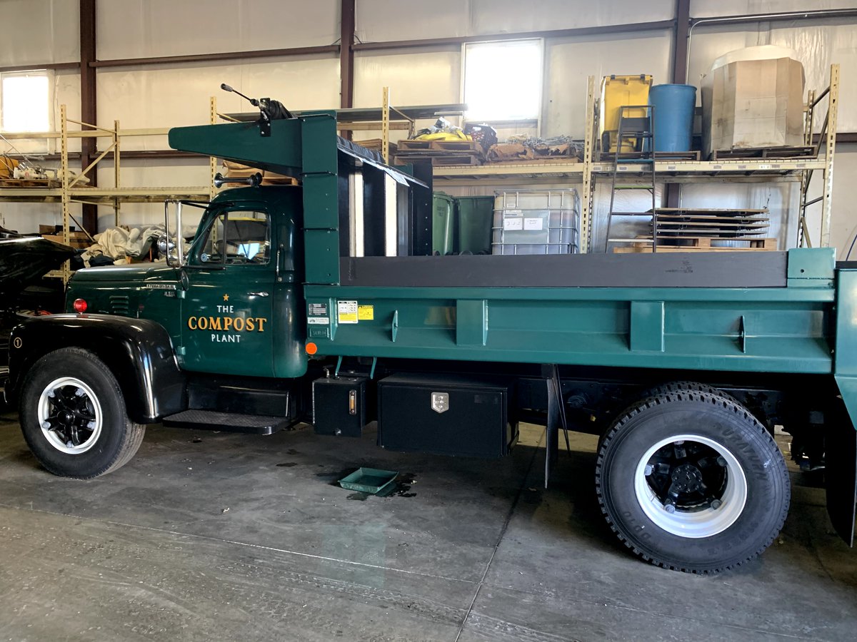 compostplant's tweet photo. For the month of October, The Compost Plant diverted 300.3 tons of food waste from the Rhode Island Landfill. Our 1963 International Harvester is still up for sale, 17hrs left in the bidding! Check it out here: https://t.co/gkuCzOrk8a https://t.co/bunoiug2y1