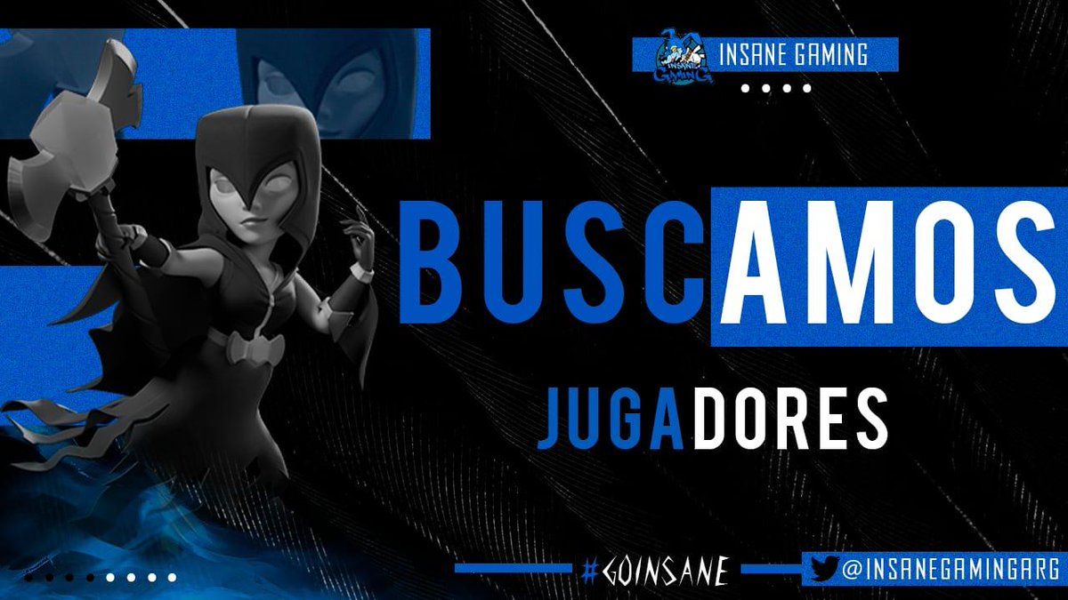 InsaneGamingARG's tweet photo. #CR
Estamos en busca de jugadores para reforzar nuestro equipo en cara a las próximas competencias que nos esperan

REQUISITOS:
👑16 Victorias
🏆15K cartas ganadas
⏰Disponibilidad Horaria
📱Discord
🌎LATAM

BENEFICIOS:
💵Pagos por WR
🌠Diseños 
⚔Entrenamientos

#GoInsane 🤍💙 https://t.co/O95UgbTuyN