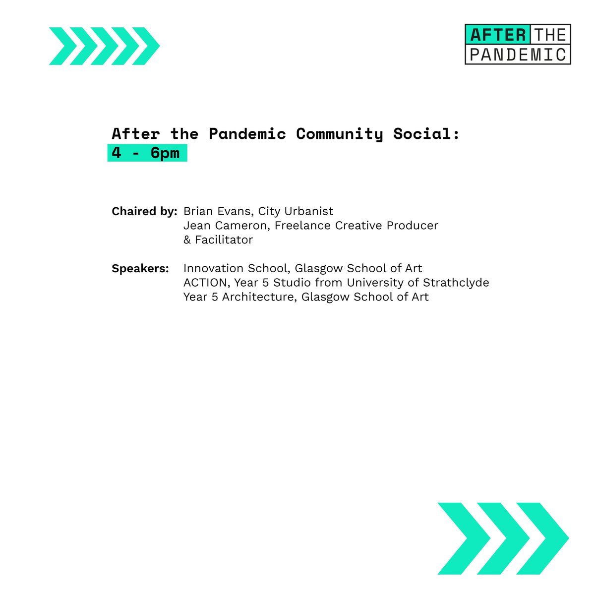lateralnorth's tweet photo. Here is the final speaker list for the @After_Pandemic Symposium on Friday. 

Tickets here: https://t.co/JTeL5FZAOr

Involved are @BrianMarkEvans @RIASmembership @Leonie_S_Bell @VADundee NYC Next @bcnuej Art Workers Italia @theRSAScotland @JamieACooke @treesnpeace @GenZeroNZ 1/2 https://t.co/bFr5SRXI1U