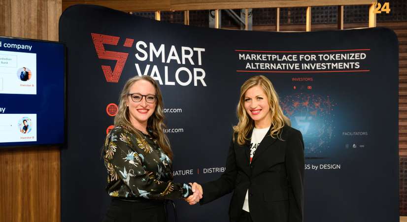 smartvalorinc's tweet photo. SMART VALOR has managed to engage investor Bettina Hein during Lions Den! SMART VALOR was the first ever crypto company on the show and now the first to receive investment from the show with its cryptocurrency $VALOR! https://t.co/fU8CeikAxz