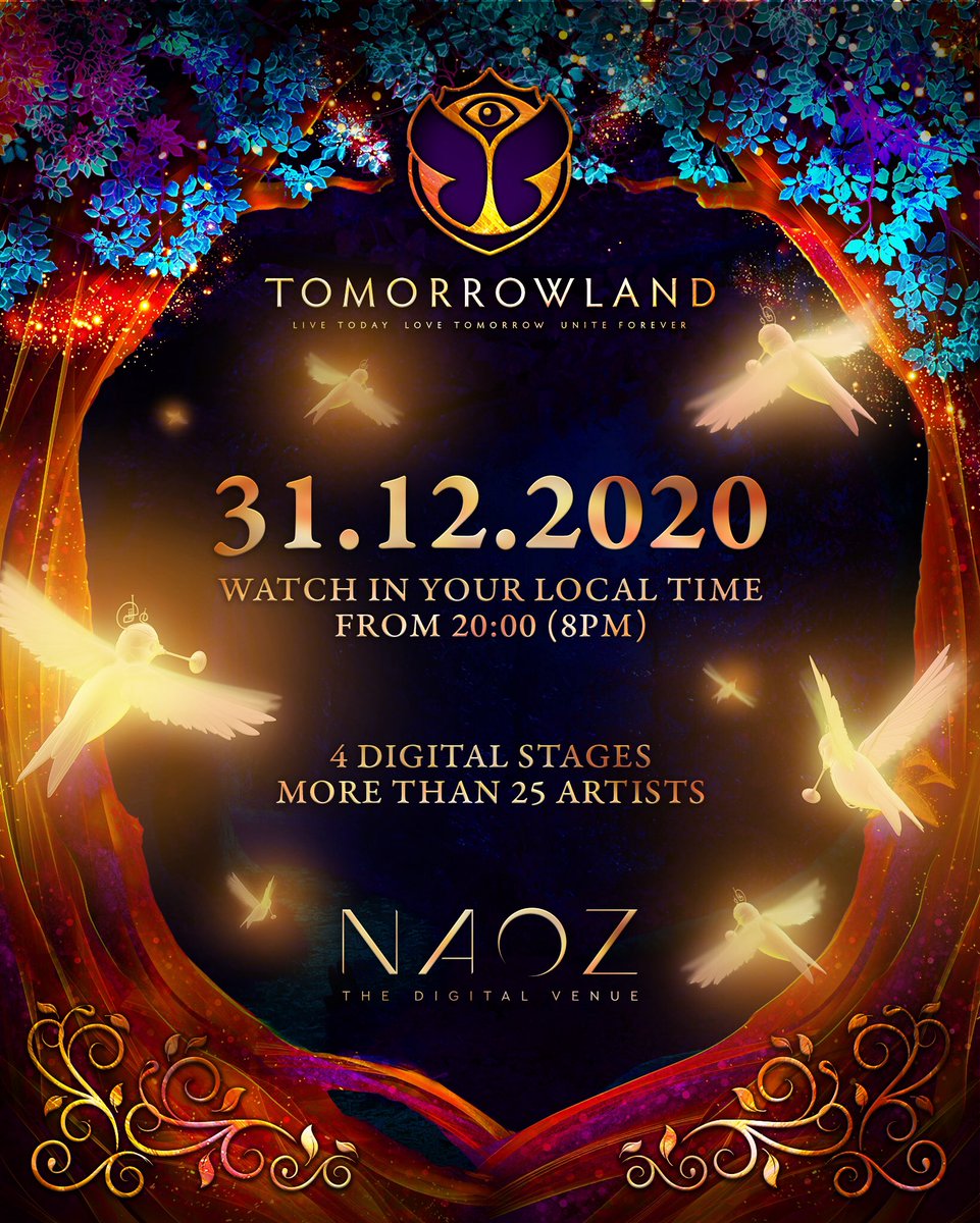 TomorrowlandSPA's tweet photo. Tomorrowland presenta 31.12.2020 

Nochevieja con Tomorrowland https://t.co/3xURXb9Qhh