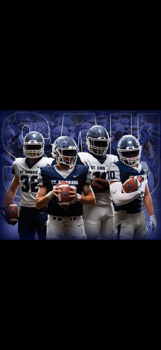 XavierNichols_4's tweet photo. Blessed to receive an offer from St. Ambrose!
@SAUfootballHC @YoTouchdwnCoach https://t.co/VklgauJxMr