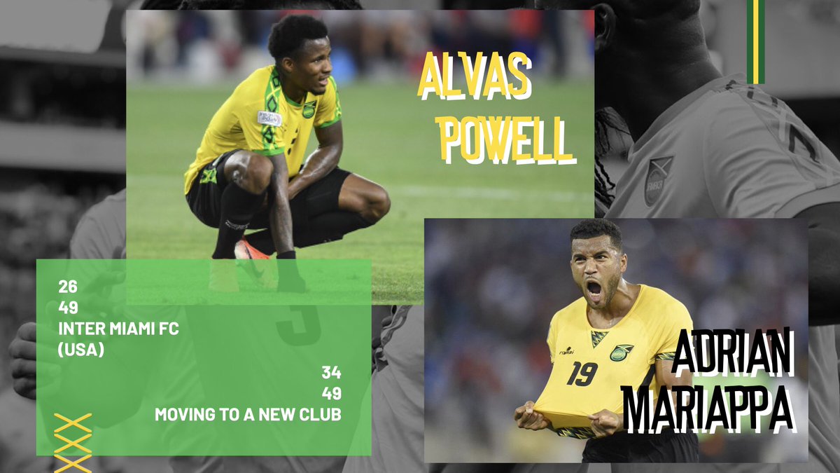 Squad presentation for the friendlies against Saudi Arabia. Today: Defenders ⛔️💪🏾

Update: Adrian Mariappa has left the squad to negotiate a contract with a new club. Alvas Powell is out due to a Covid case at his club Inter Miami.

#ReggaeFootball #ReggaeBoyz #OneLoveFootball