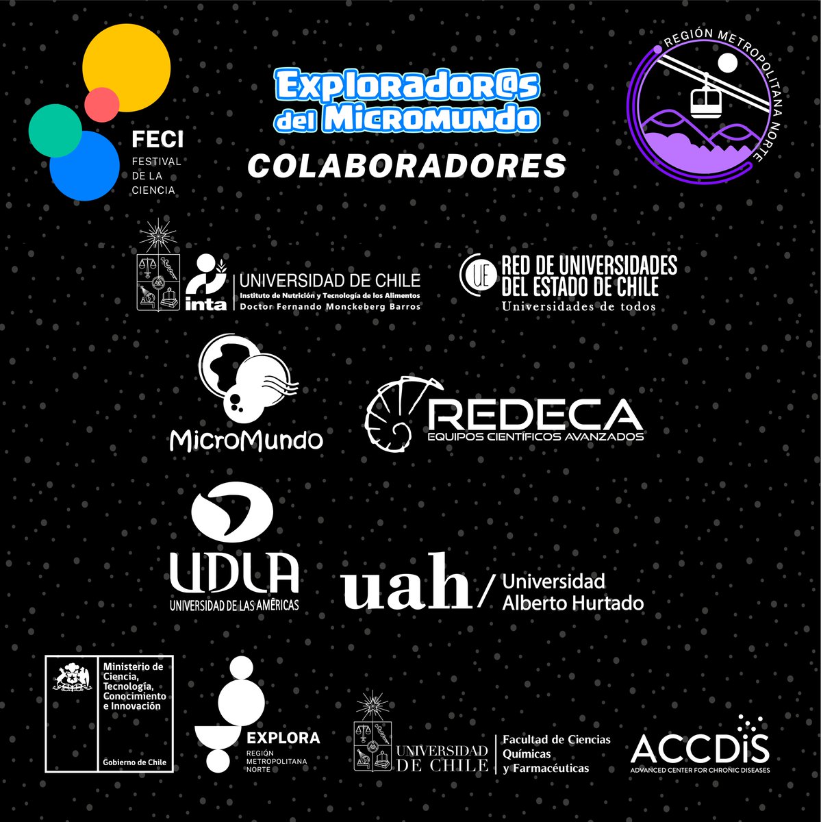 parexploranorte's tweet photo. ¡Tú eres parte de la celebración del Festival de la Ciencias! Te invitamos a participar en las #ExpoEureka de #FECIRMNorte 🔬🦠🧫 Explorador@s del Micromundo
📌Actividad gratuita para todo tipo de público
#ExploraRMNorte #FECI2020 #FECIRMNorte #EUREKA #CelebremosLaCuriosidad https://t.co/rValI8jjd5