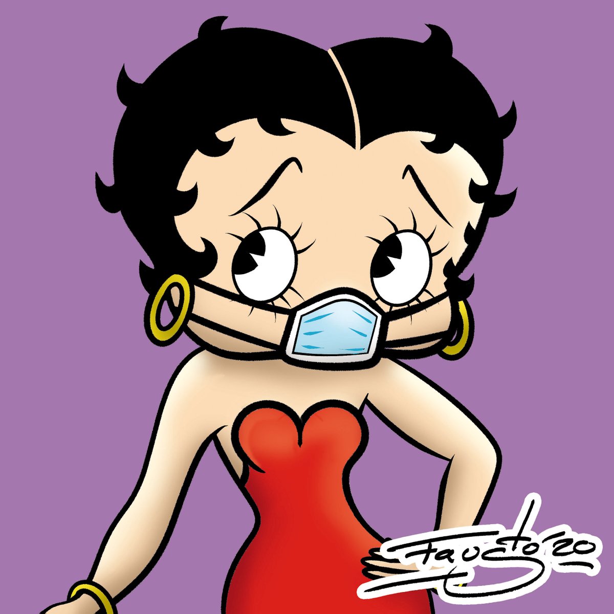 faustoconlapiz's tweet photo. Haz como tus Héroes, ¡Ponte Mascarilla!
Do as your Heroes, Wear a Mask!
#BettyBoop #GrimNatwick #MaxFleischer
#PonteMascarilla #WearAMask
#SalonComicZgz #diciembremesdelcómic https://t.co/zfHRDLWY6f
