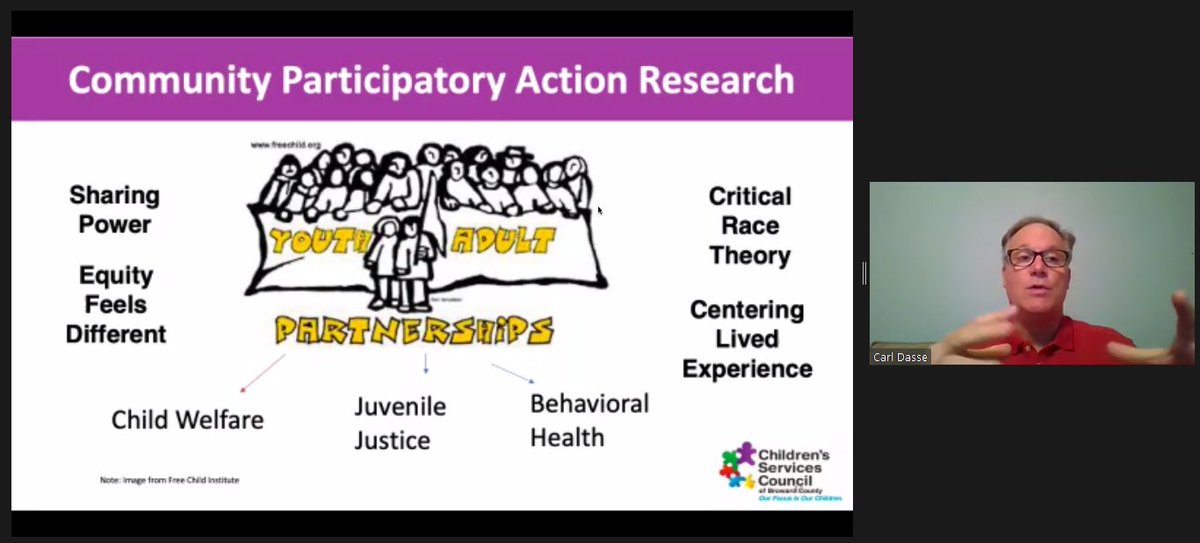 CTOpenData's tweet image. Carl Dasse @CSCBroward explains that through participatory action research, we can center lived experiences in our data work. It&apos;s about building trust and having difficult conversations in order to come to a consensus. #CTDataConf