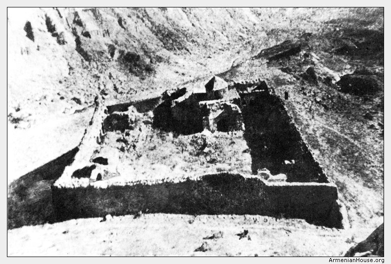 Holy Saviour Monastery of Julfa (Ջուղայի Սուրբ Ամենափրկիչ վանք), built in the 10th century, destroyed by Azerbaijan.