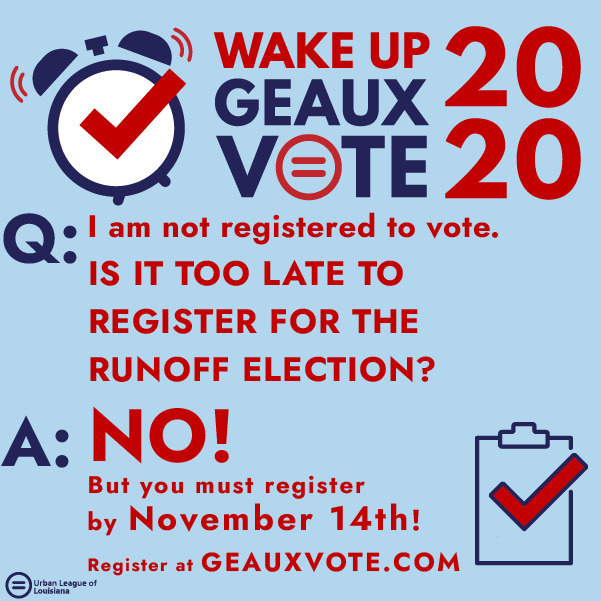 urbanleaguela's tweet photo. We’re not done! The run-off election will be on Saturday December 5th.

Even if you missed the registration deadline for the election last week, you still have time to register for the runoff election by this Saturday! 

Register at https://t.co/qhPYwkwwxy https://t.co/LrrZEG5qJ5